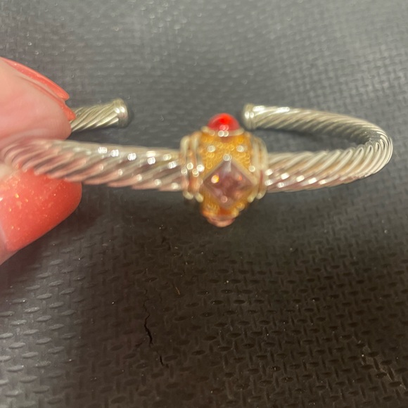 David Yurman Renaissance Braceet. 585/925 Excellent used condition - Picture 2 of 9